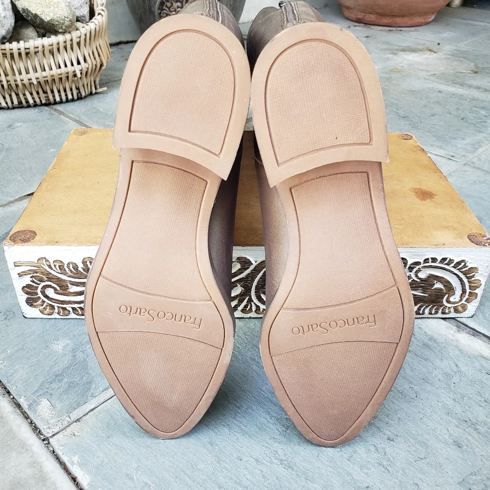 Beautiful Franco Sarto x Anthropologie OTK Leather Boots